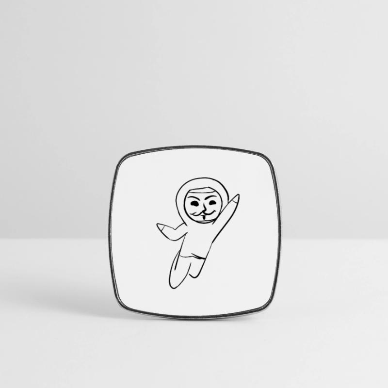 anonymous anonymous hacker mask hack programmer Square fridge magnet