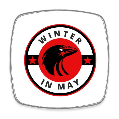 Winter in May Raven - Imán de nevera cuadrado