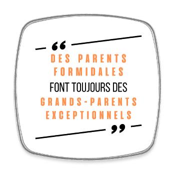les parents formidables font toujours - Magnet carré - blanc - Devant