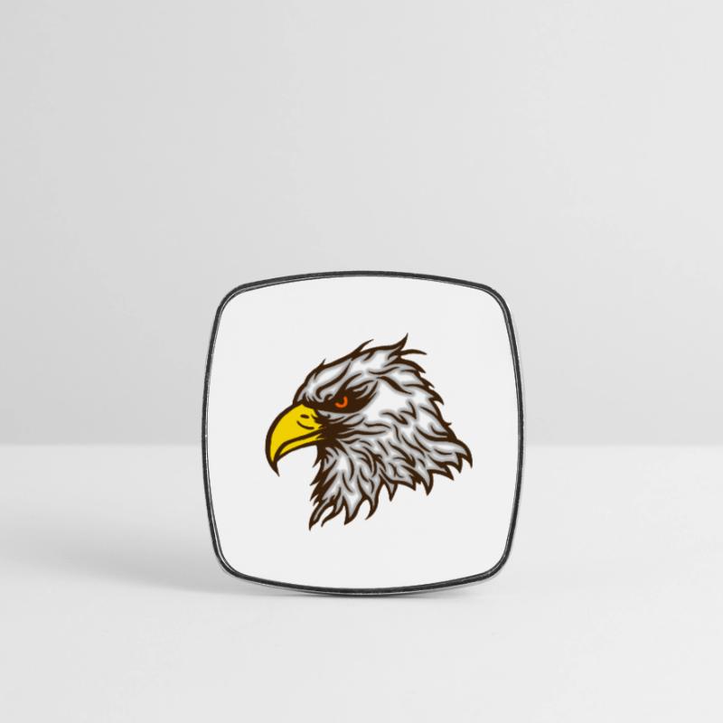 Cool bald eagle eagle colored Square fridge magnet
