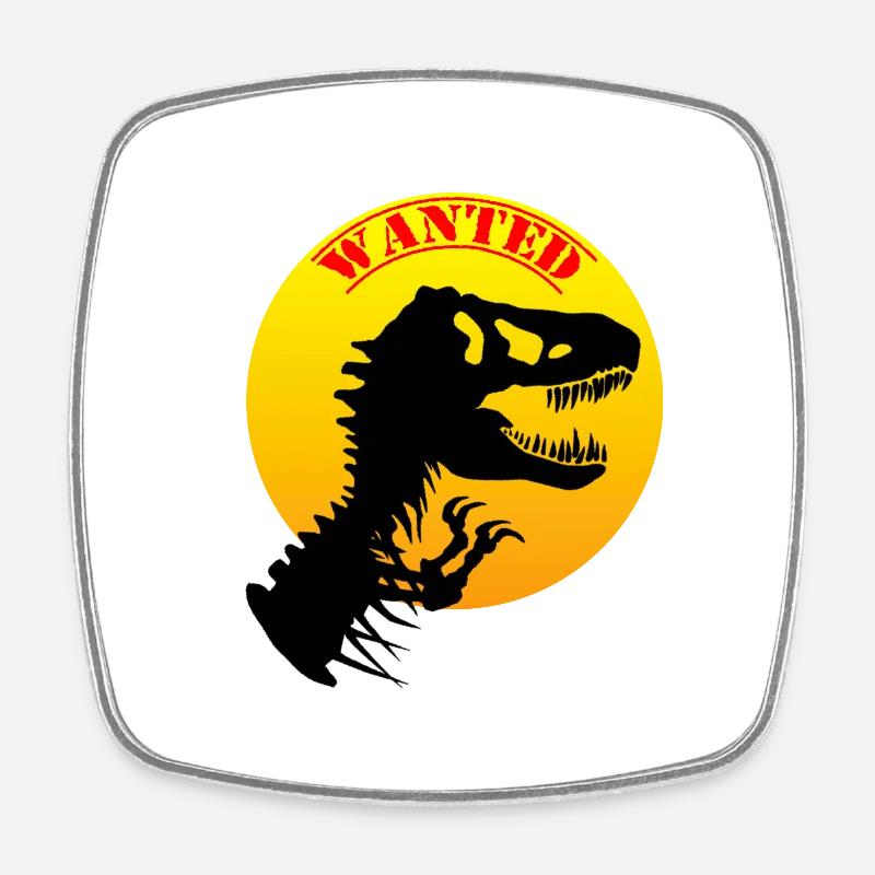 Wanted - Square fridge magnet - white