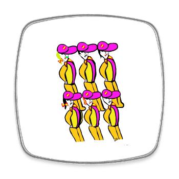 Gay Pride Day.english - Square fridge magnet - white - Front
