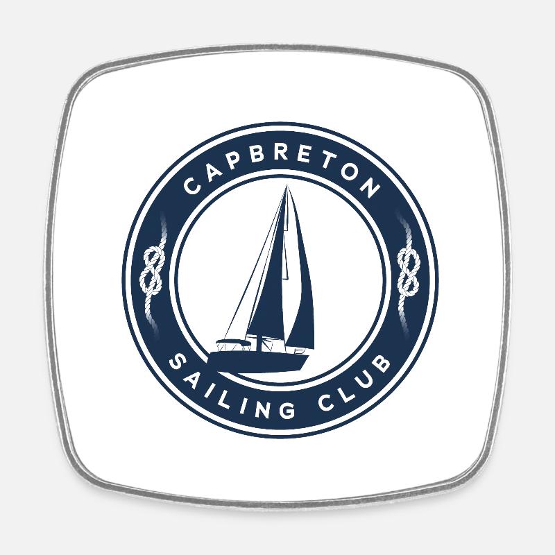 Capbreton - Square fridge magnet - white
