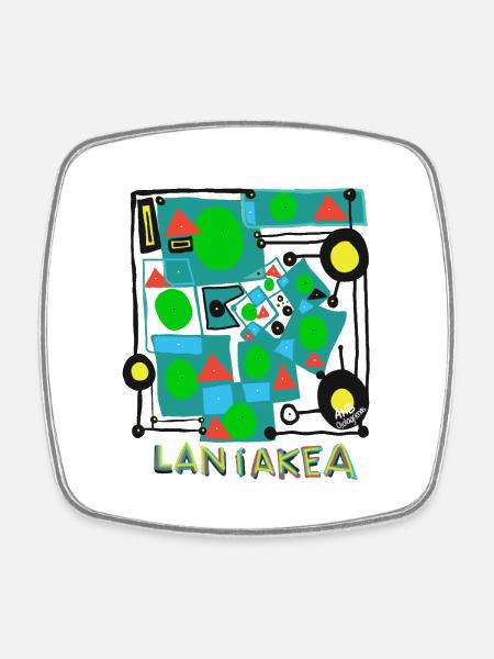 LANIAKEA v.Verbessert - Viereckiger Kühlschrankmagnet - Weiß