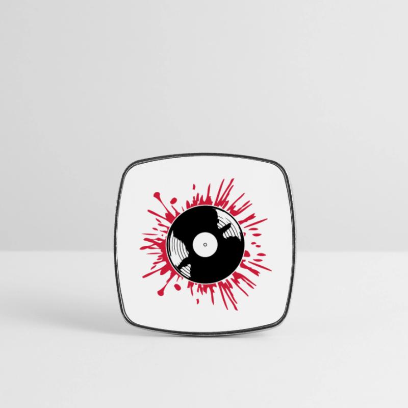 Les gouttes de sang enregistrent des éclaboussures de couleur Magnet carré