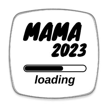 Chargement de Mama 2023 - Magnet carré - blanc - Devant