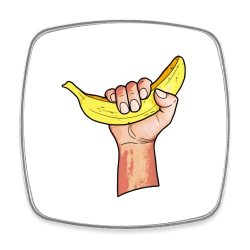 la banane - Magnet carré