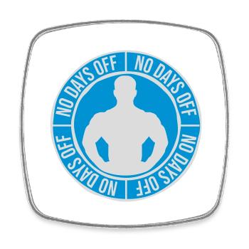 pas de jours de congé devis - Magnet carré - blanc - Devant