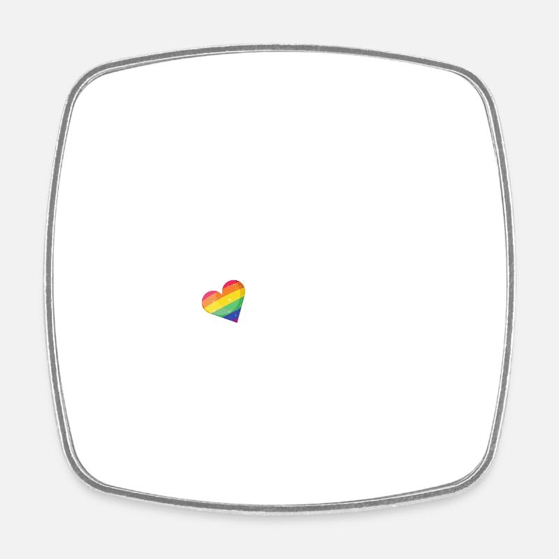 Protect Queer Kids - Square fridge magnet - white