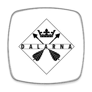 Dalarna - Square fridge magnet - white - Front