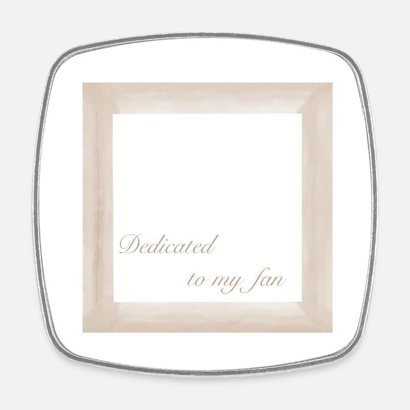 Autograph ByRino - Square fridge magnet - white