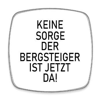 climbing - Viereckiger Kühlschrankmagnet - Weiß - Vorne