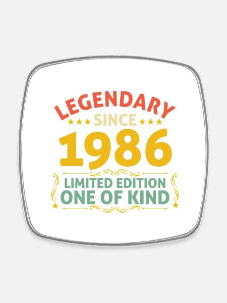 Légendaire depuis 1986 Edition Limitée - Magnet carré - blanc