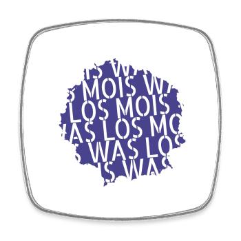 birthday gift humor quote geek birthday - Square fridge magnet - white - Front