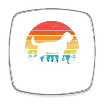 American Water Spaniel - Square fridge magnet - white - Front