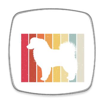 Australian Shepherd Gift - Square fridge magnet - white - Front