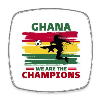 Ghana Football 2022 supporter of Ghana football - Square fridge magnet - white - Front