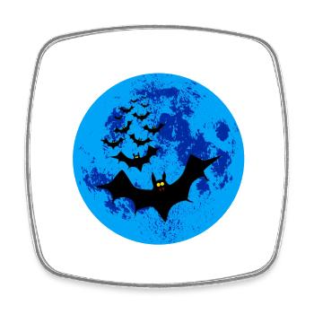 Vampire Bats Against The  - Square fridge magnet - white - Front