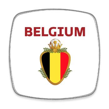 Belgium Football 2022 supporter of Belgium football - Square fridge magnet - white - Front