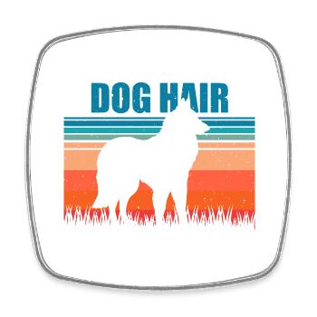 Belgian Shepherd - Square fridge magnet - white - Front