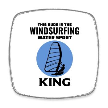 Windsurfen Windsurfen Windsurfer Surfen Wassersport - Viereckiger Kühlschrankmagnet - Weiß - Vorne