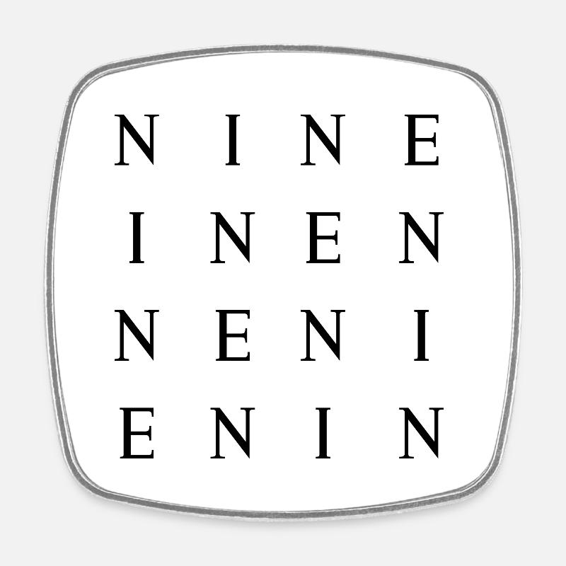 Neuf - Magnet carré - blanc