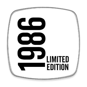 1986 Édition limitée - Magnet carré - blanc - Devant