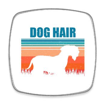 Cesky Terrier Hund - Cesky Terrier - Viereckiger Kühlschrankmagnet - Weiß - Vorne