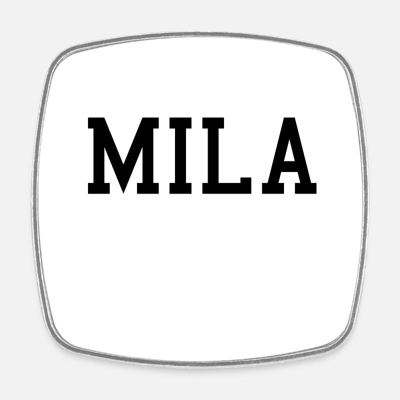 MILA - Square fridge magnet - white