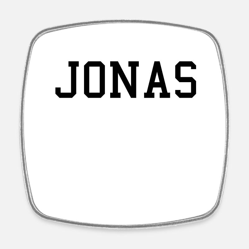JONAS - Magnet carré - blanc