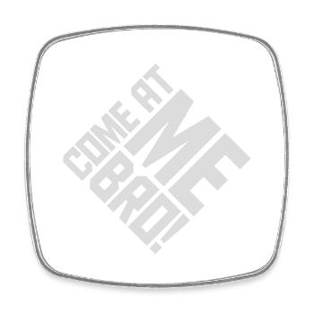 Viens à moi bro - Magnet carré - blanc - Devant