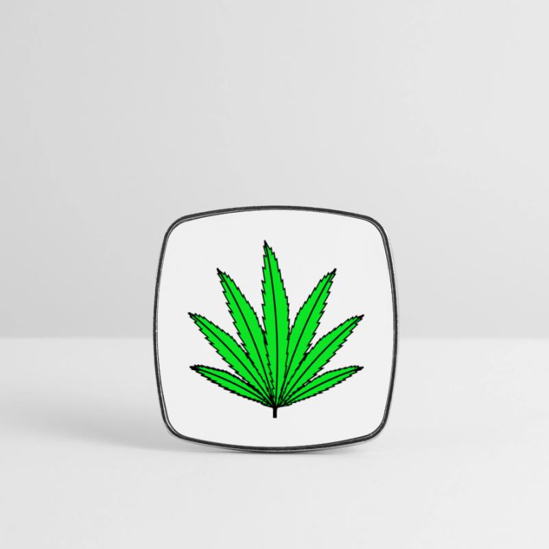 Hanf Viereckiger Kühlschrankmagnet