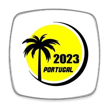 Portugal 2023 - Magnet carré - blanc - Devant
