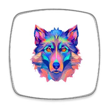 Dogs Dog Owner German Shepherd Dog Dog Owner Dog - Square fridge magnet - white - Front