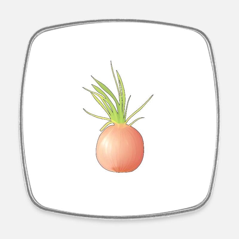 Your favorite onion - Square fridge magnet - white