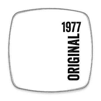 11977 Original Birthday Gift 1977 - Square fridge magnet - white - Front