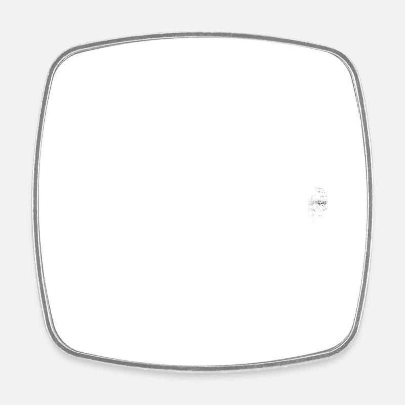 Blanc plus - Magnet carré - blanc