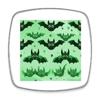 Comic Bat Brigade: Cute Bat Collection - Square fridge magnet - white - Front