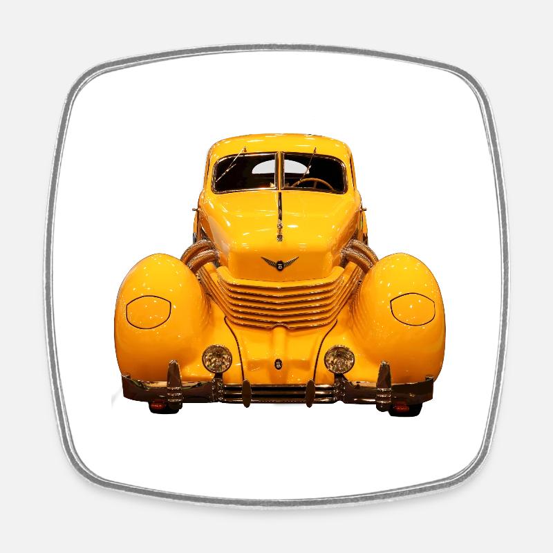 1937 Cord 81 - Square fridge magnet - white
