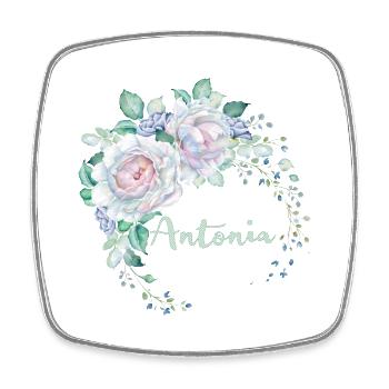For Antonia - Square fridge magnet - white - Front