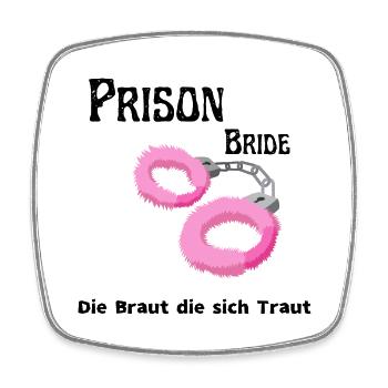Junggesellinnenabschied Frau - Viereckiger Kühlschrankmagnet - Weiß - Vorne