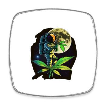 L'astronaute intérieur - Magnet carré - blanc - Devant