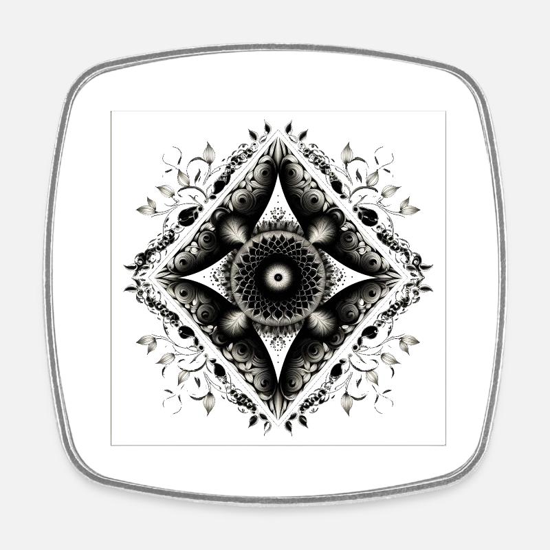 Maya3 - Magnet carré - blanc