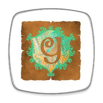 e 36 y - Square fridge magnet - white - Front
