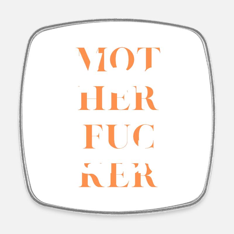 work harder 1 - Magnet carré - blanc