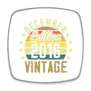 Légendes Sont Nés En Décembre 2016 - Édition 2016 - Magnet carré - blanc - Devant