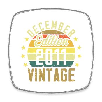 Légendes Sont Nés En Décembre 2011 - Édition 2011 - Magnet carré - blanc - Devant