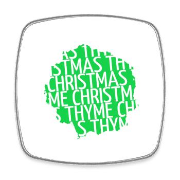 citation bébé cadeau idée dinosaure idée cadeau père noël - Magnet carré - blanc - Devant