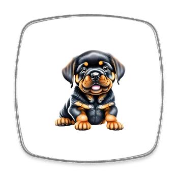 Rottweiler Dog Rottweiler Puppy Dogs Dog Puppy - Square fridge magnet - white - Front