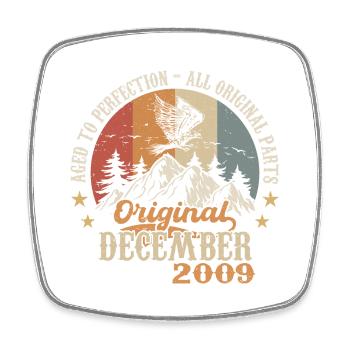 Décembre 2009 Jubilé 2009 Légendes Décembre - Magnet carré - blanc - Devant